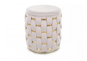 Пуф TIARA VELVET світлий беж Тк.250 TIARAVJBE