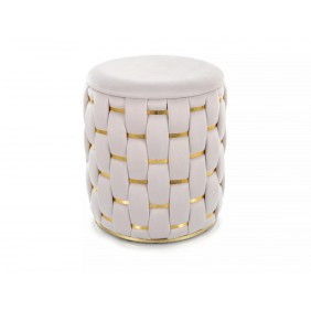 Пуф TIARA VELVET светлый беж Тк.250 TIARAVJBE