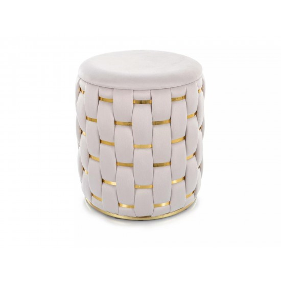 Пуф TIARA VELVET світлий беж Тк.250 TIARAVJBE 1