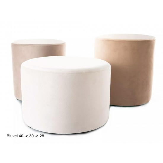 Пуф DOTI B VELVET беж BL.28 d.38 DOTIBV28 4