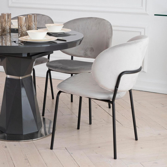 Стул Грант Металл сиденье Ткань 510x610x840 серый 5