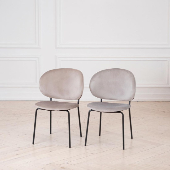 Стул Грант Металл сиденье Ткань 510x610x840 серый 8