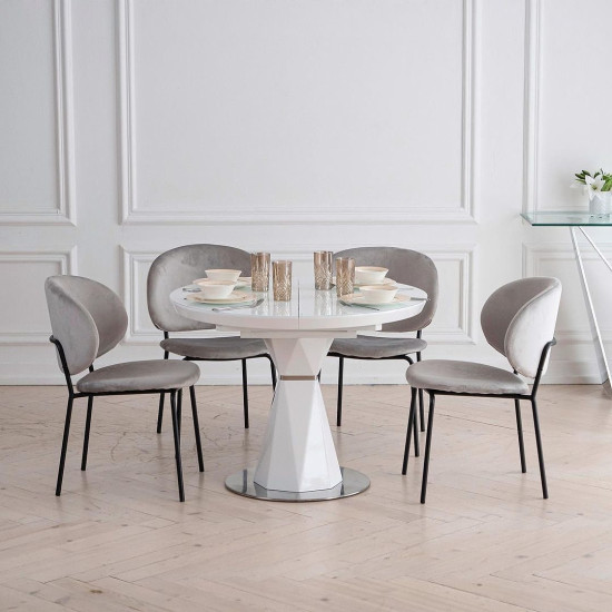 Стул Грант Металл сиденье Ткань 510x610x840 серый 9