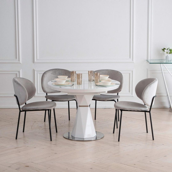 Стул Грант Металл сиденье Ткань 510x610x840 серый 2