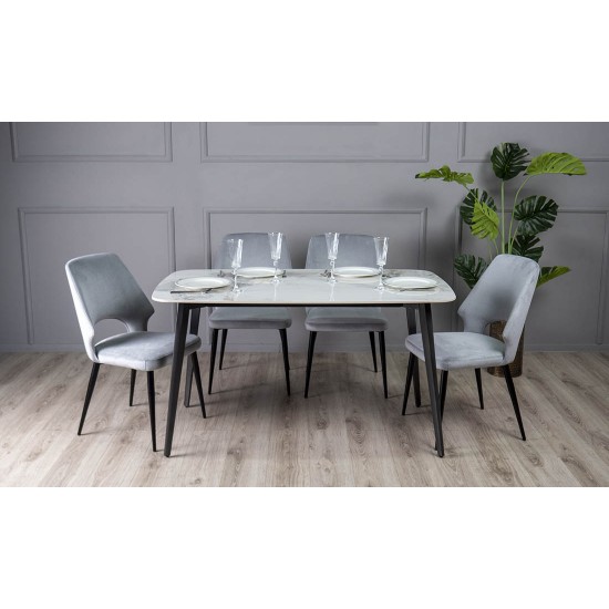 Стіл Норман обідній 1395x795x760 білий 5