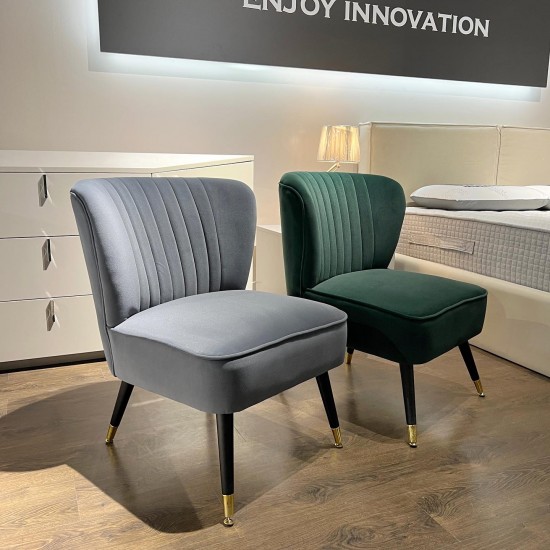 Кресло Рейн мягкое зеленое 5