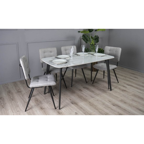 Стіл Норман обідній 1395x795x760 білий 2