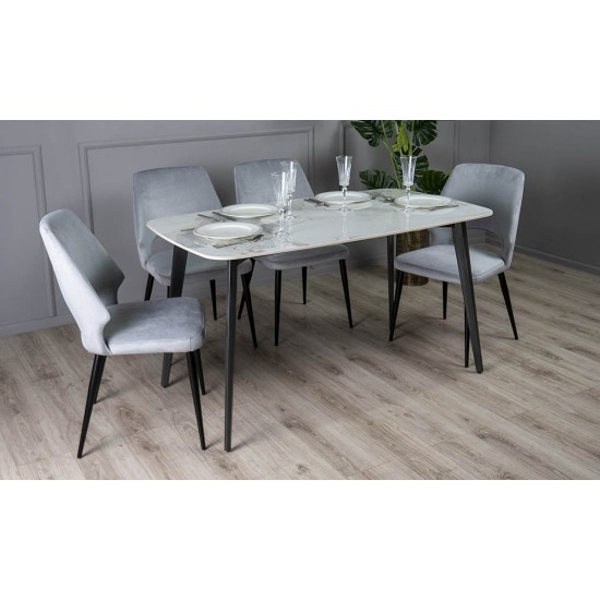 Стіл Норман обідній 1395x795x760 білий 3