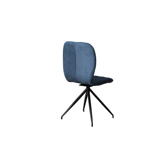 Стул Флай металл сиденье ткань 480x590x890 синий 3