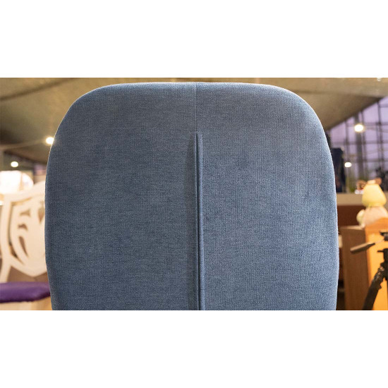 Стул Флай металл сиденье ткань 480x590x890 синий 4