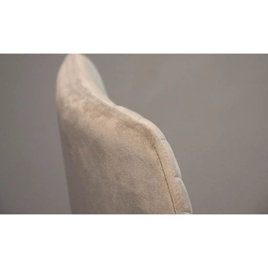 Стілець Прайм барний Метал сидіння Тканина 420x540x1115 бежевий 2