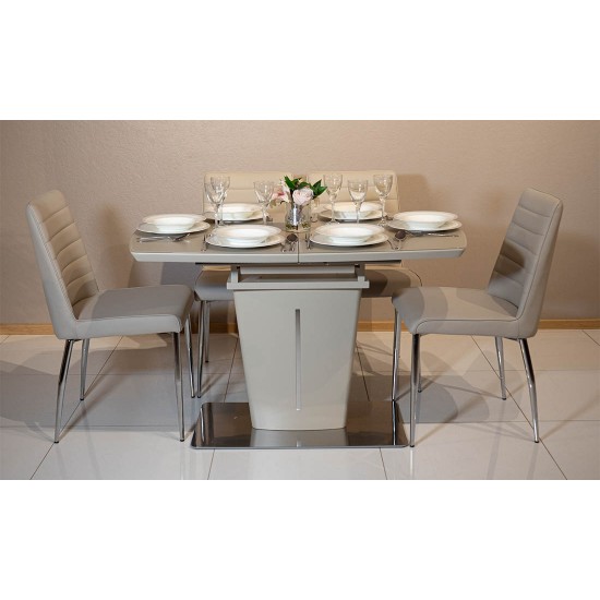 Стул Арно Металл сиденье Экокожа 460x580x885 кремовый 6