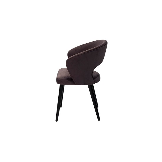 Стул Байрон сиденье ткань 550x450x800 бургунди 7
