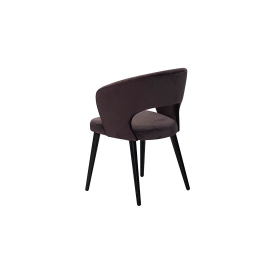 Стул Байрон сиденье ткань 550x450x800 бургунди 6