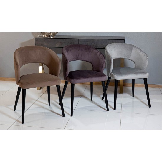 Стул Байрон сиденье ткань 550x450x800 бургунди 3