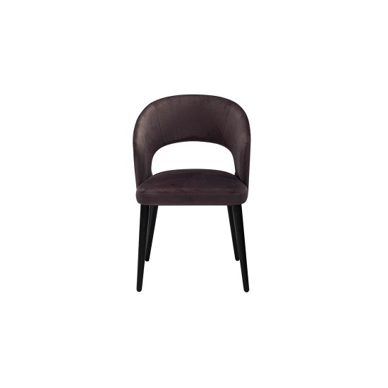 Стул Байрон сиденье ткань 550x450x800 бургунди 4