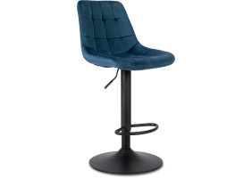 Барный стул Arcos велюр синий