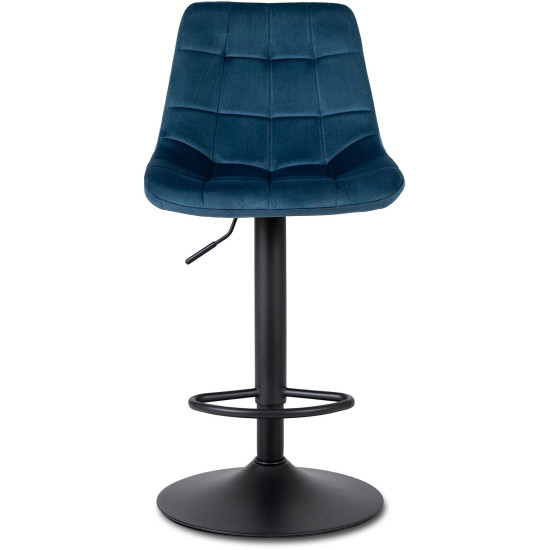 Барный стул Arcos велюр синий 2