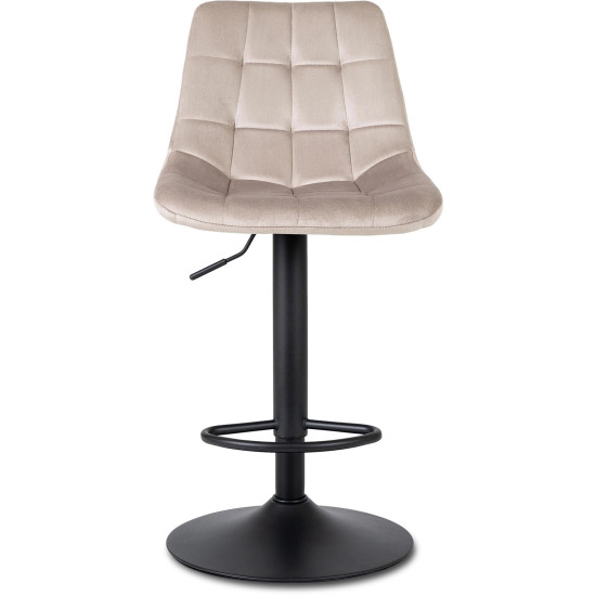 Барный стул Arcos велюр бежевый 2