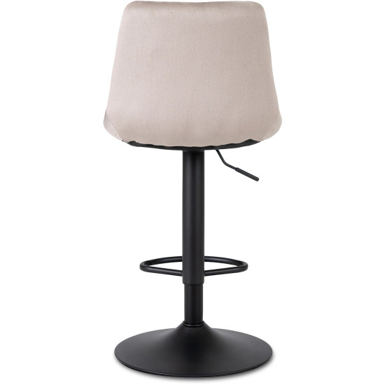 Барный стул Arcos велюр бежевый 5