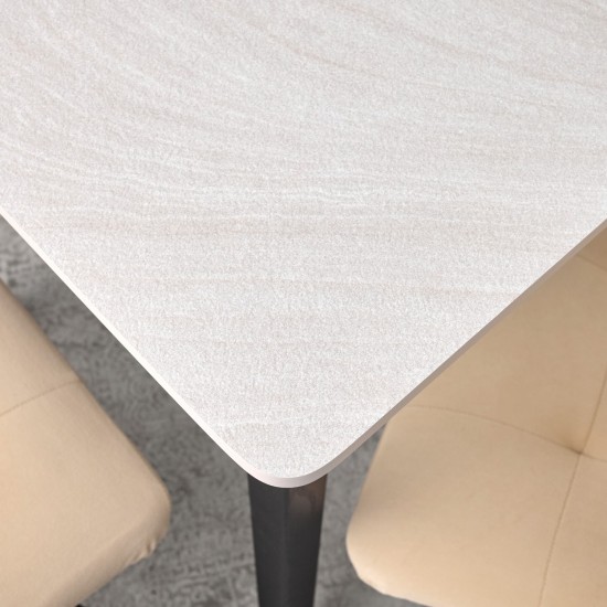 Стол прямоугольный кухонный Onto Антонио 100 Серо-бежевый 4