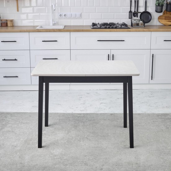 Стол прямоугольный кухонный Onto Антонио 100 Серо-бежевый 2