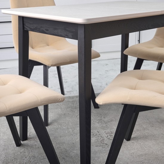 Стол прямоугольный кухонный Onto Антонио 100 Серо-бежевый 6