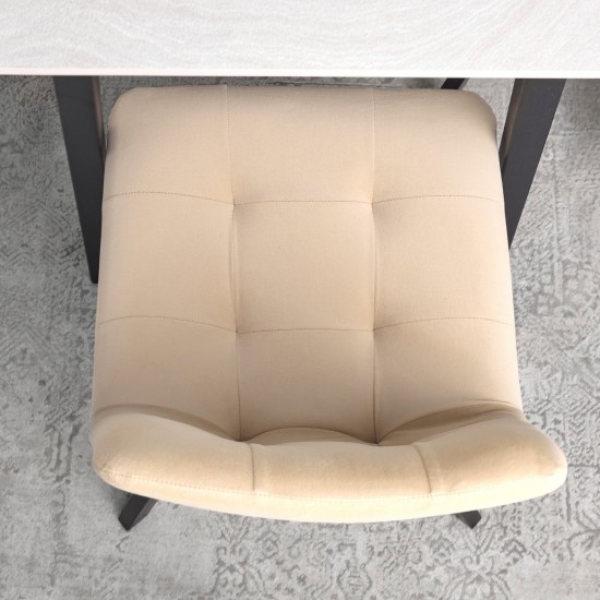 Стол прямоугольный кухонный Onto Антонио 100 Серо-бежевый 10