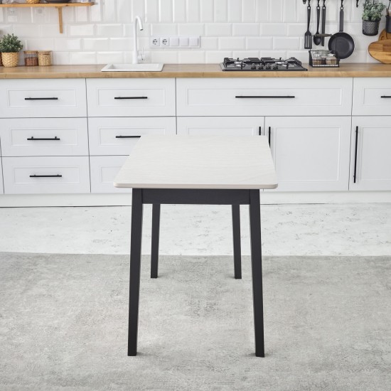 Стол прямоугольный кухонный Onto Антонио 100 Серо-бежевый 3