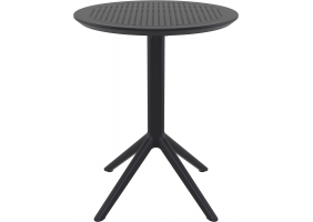 Стол садовый круглый Siesta Sky Folding Table 60 Черный