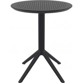 Стол садовый круглый Siesta Sky Folding Table 60 Черный