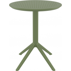Стіл садовий круглий Siesta Sky Folding Table 60 Оливковий