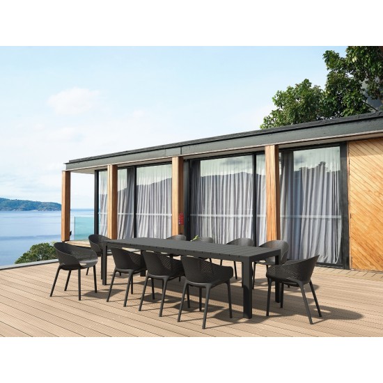 Стіл садовий Siesta Atlantic Table 210/280 Чорний 10