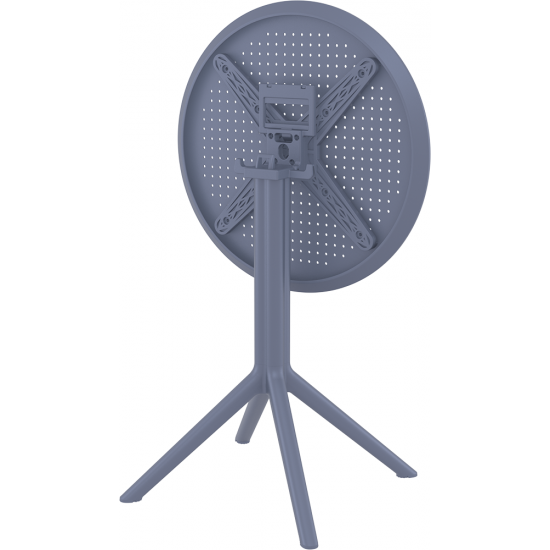 Стол садовый круглый Siesta Sky Folding Table 60 Темно-серый 4