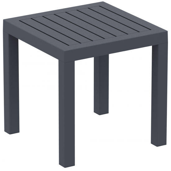 Стіл для шезлонгу Siesta Ocean Side Table Темно-сірий 1