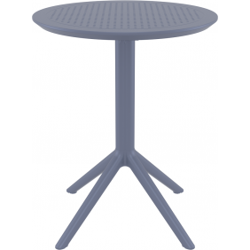 Стол садовый круглый Siesta Sky Folding Table 60 Темно-серый