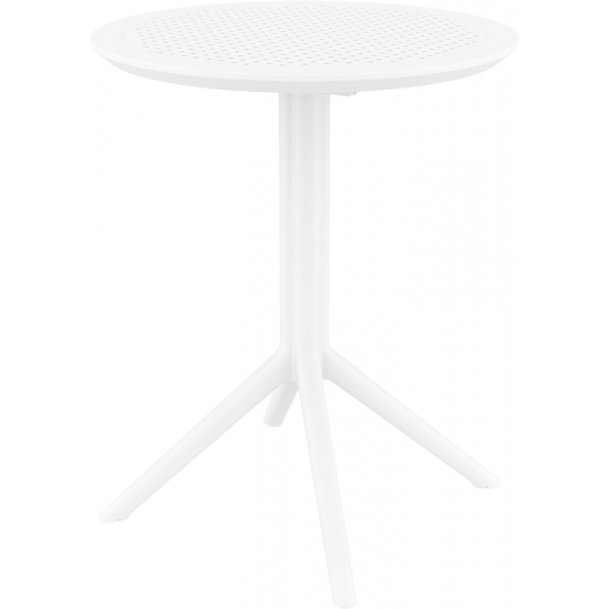 Стол садовый круглый Siesta Sky Folding Table 60 Белый 2