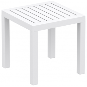 Стол садовый для шезлонга Siesta Ocean Side Table Белый