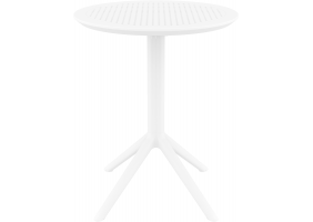 Стол садовый круглый Siesta Sky Folding Table 60 Белый