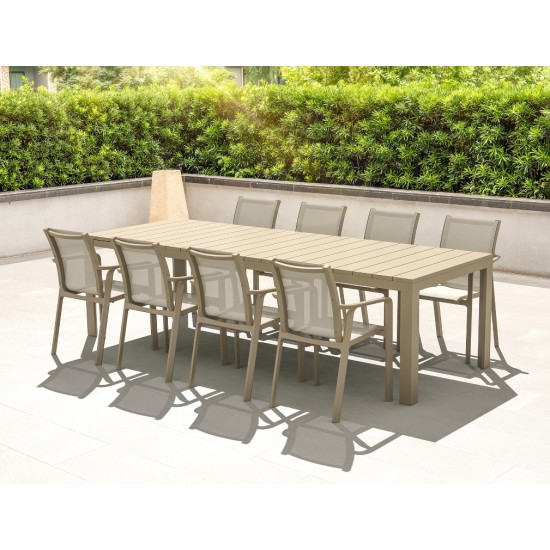 Стіл садовий Siesta Atlantic Table 210/280 Бежевий 11