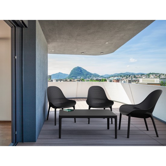 Стул садовый Siesta Sky Lounge Черный 8