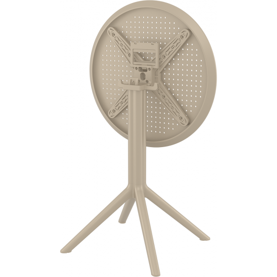 Стіл садовий круглий Siesta Sky Folding Table 60 Бежевий 5