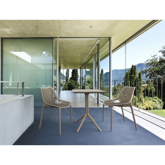 Стол садовый Siesta Sky Folding Table 60 Бежевый 16