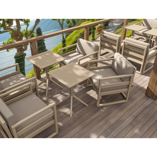 Стол садовый Siesta Sky Folding Table 60 Бежевый 15