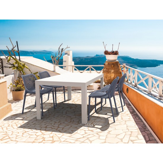 Стол садовый Siesta Atlantic Table 140/210 Белый 11