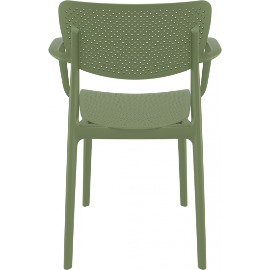 Стул садовый Siesta Loft Оливковый 5