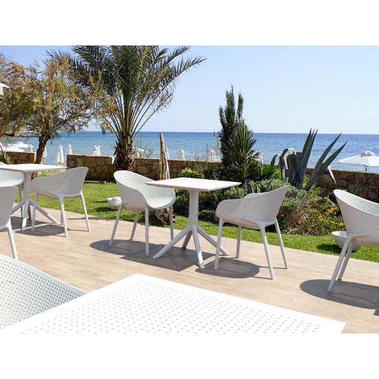 Стол садовый Siesta Sky Table 70 Белый 6