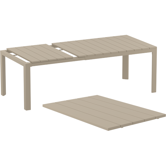 Стіл садовий Siesta Atlantic Table 140/210 Бежевий 1