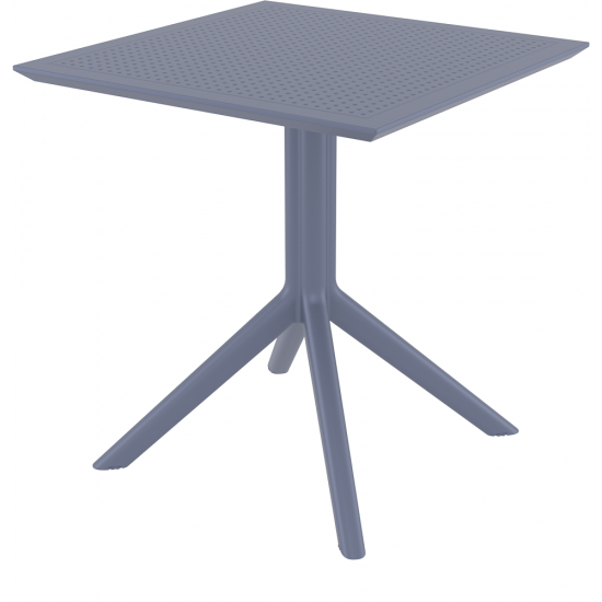 Стол садовый Siesta Sky Table 70 Темно-серый 2