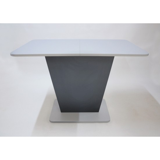 Стол обеденный раскладной Cosmo Grey 110(145)x68 см Графит / Серый Камень 18